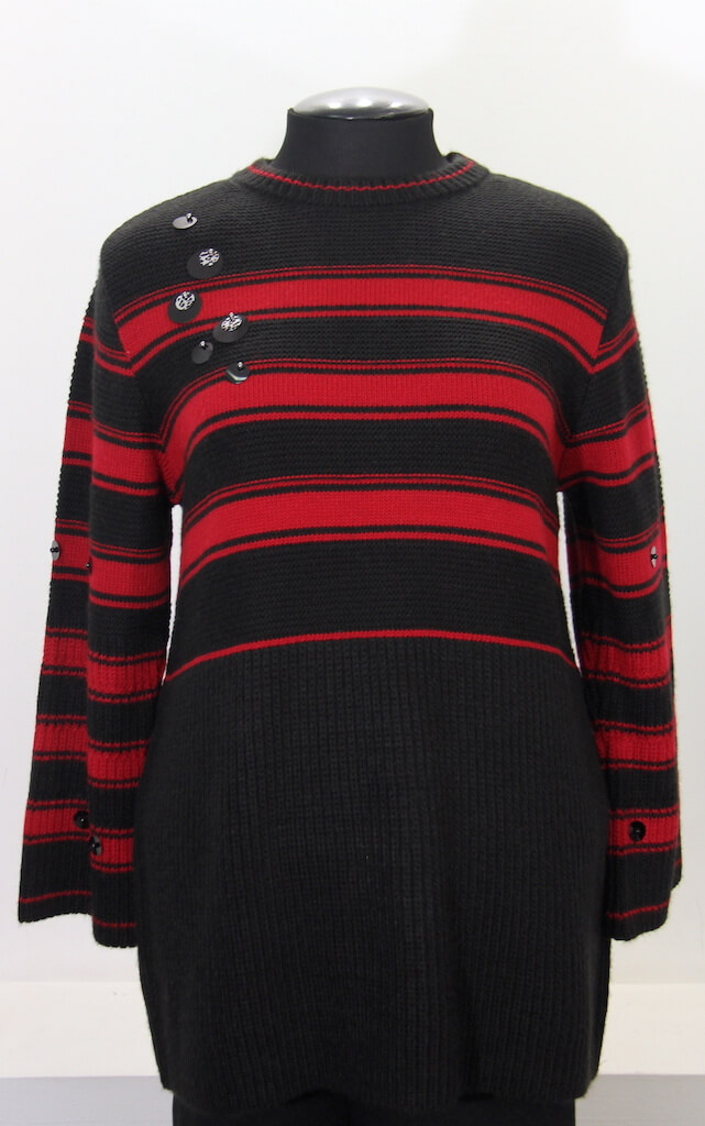 Черный теплый свитер арт. 94502211