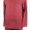 Бордовая раздельная мужская пижама 72078005