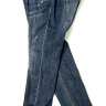 Стильные теплые джинсы с сильными потертостями 84070428